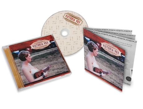 CDs in Jewel Cases with 8-page booklets